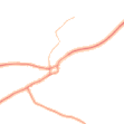 Daytime road noise heatmap for LN8 3GW