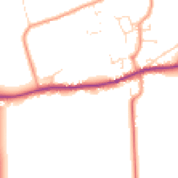 Daytime road noise heatmap for LN8 3JU