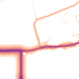 Daytime road noise heatmap for LN8 3JY