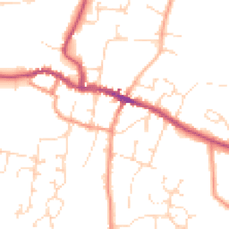 Daytime road noise heatmap for LN8 3NR