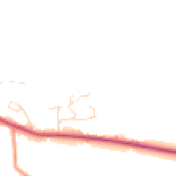 Daytime road noise heatmap for LN8 3TW