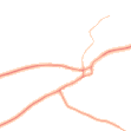 Daytime road noise heatmap for LN8 3UR