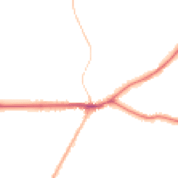 Night-time road noise heatmap for LN8 5AF