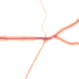 Night-time road noise heatmap for LN8 5ND