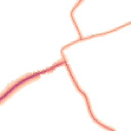 Daytime road noise heatmap for LN8 5NG