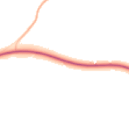 Night-time road noise heatmap for LN8 5NW