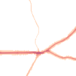 Night-time road noise heatmap for LN8 5PF
