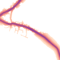 Daytime road noise heatmap for LN8 5RB