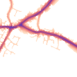 Daytime road noise heatmap for LN8 5RE