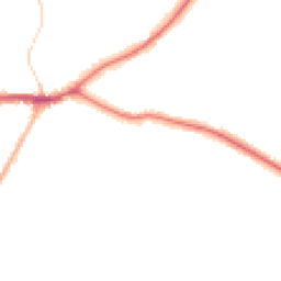 Night-time road noise heatmap for LN8 5RE