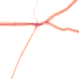 Night-time road noise heatmap for LN8 5RG