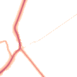 Daytime road noise heatmap for LN8 5RT