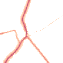Daytime road noise heatmap for LN8 5SA