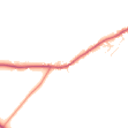 Daytime road noise heatmap for LN8 6AZ