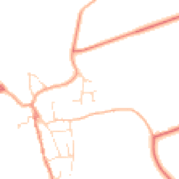 Daytime road noise heatmap for LN8 6DD