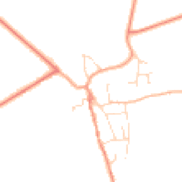 Daytime road noise heatmap for LN8 6DE