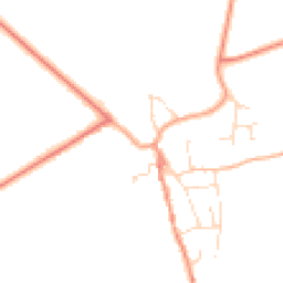 Daytime road noise heatmap for LN8 6DJ