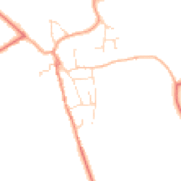 Daytime road noise heatmap for LN8 6DN