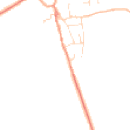 Daytime road noise heatmap for LN8 6DR