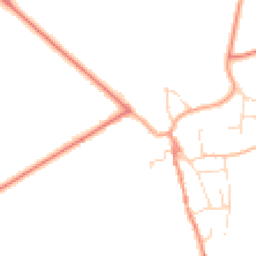 Daytime road noise heatmap for LN8 6DT