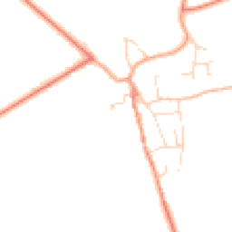 Daytime road noise heatmap for LN8 6DZ