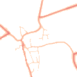 Daytime road noise heatmap for LN8 6EB