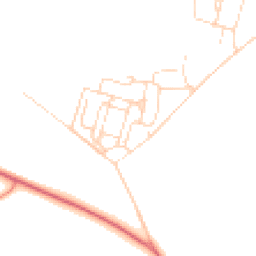 Daytime road noise heatmap for LN8 6EJ