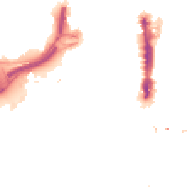 Night-time road noise heatmap for LS1 2DS