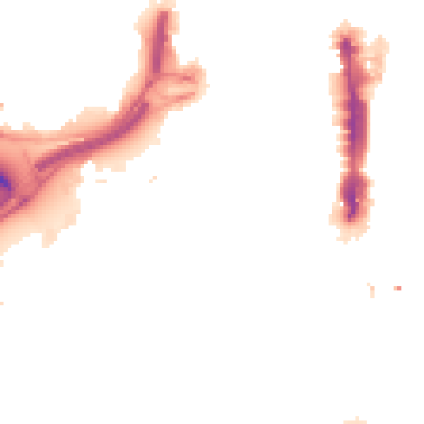 Night-time road noise heatmap for LS1 2DZ