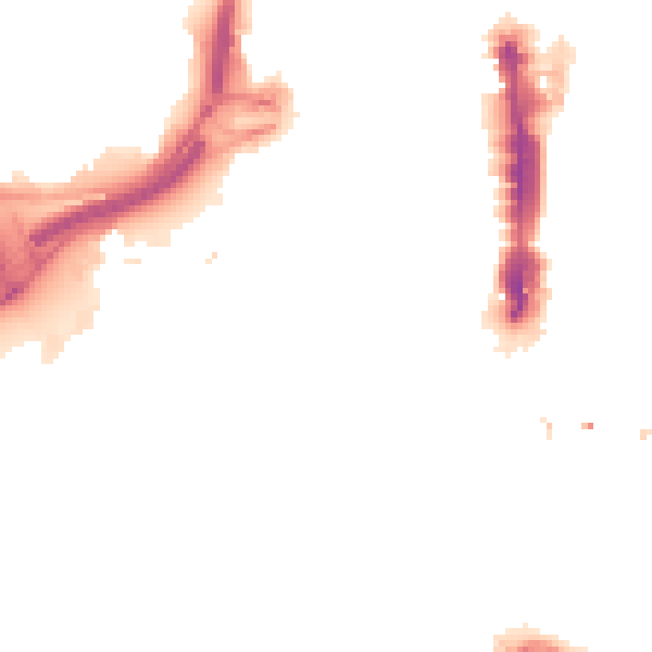 Night-time road noise heatmap for LS1 2EE