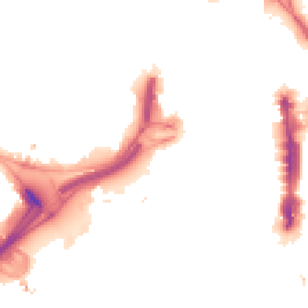 Night-time road noise heatmap for LS1 2FN