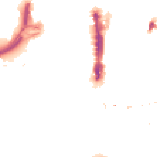 Night-time road noise heatmap for LS1 2HA