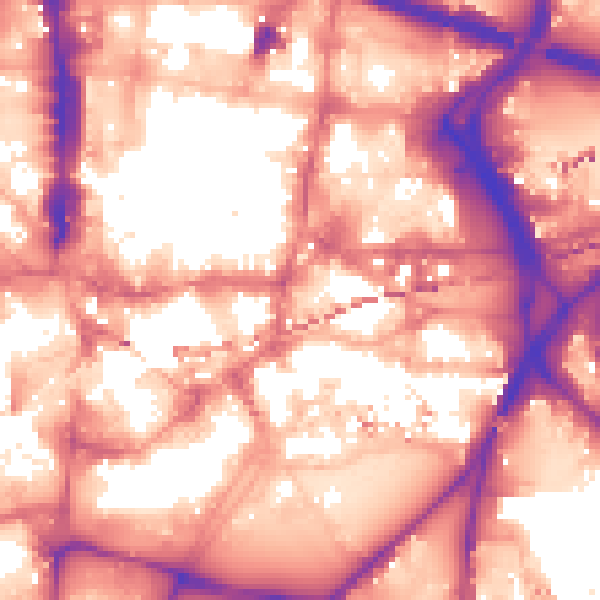 Daytime road noise heatmap for LS1 2HD