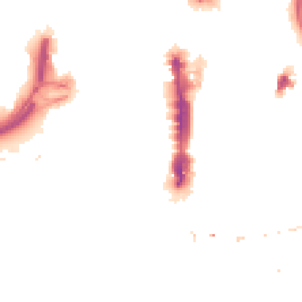 Night-time road noise heatmap for LS1 2JP