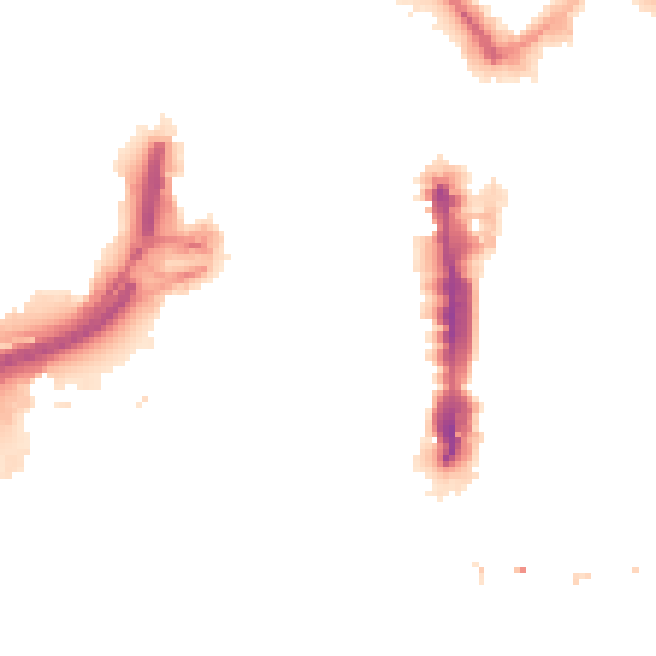 Night-time road noise heatmap for LS1 2QH