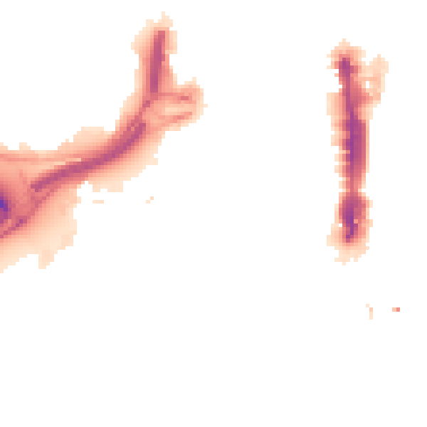 Night-time road noise heatmap for LS1 2RL