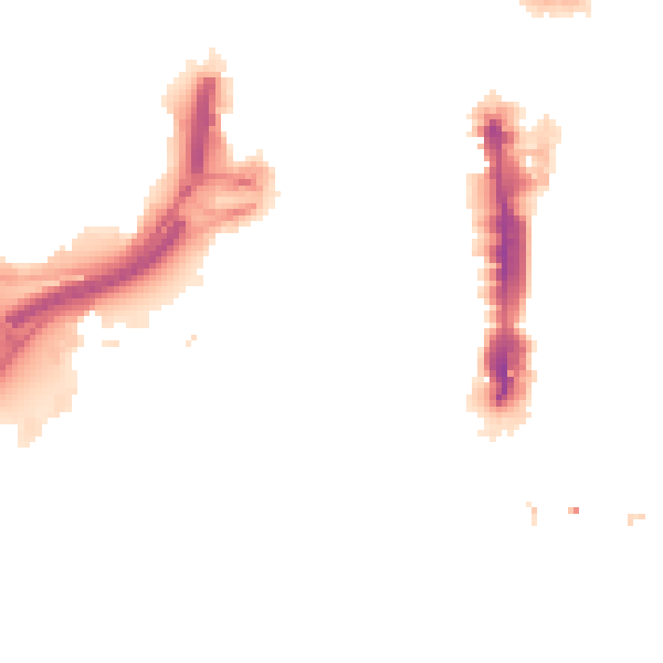 Night-time road noise heatmap for LS1 2RU