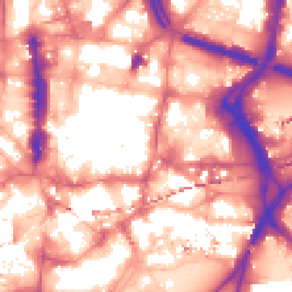Daytime road noise heatmap for LS1 6BY