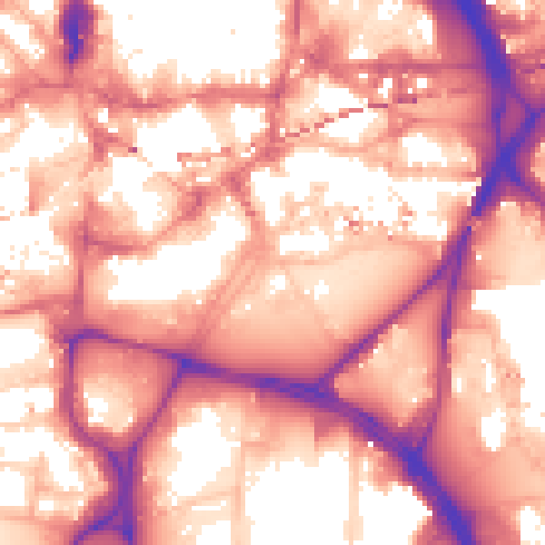 Daytime road noise heatmap for LS10 1AP