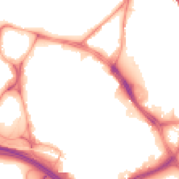 Night-time road noise heatmap for LS10 1AW
