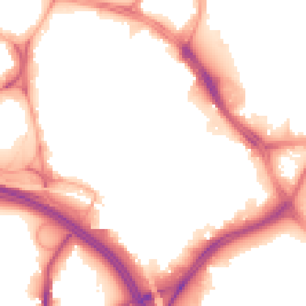 Night-time road noise heatmap for LS10 1BG