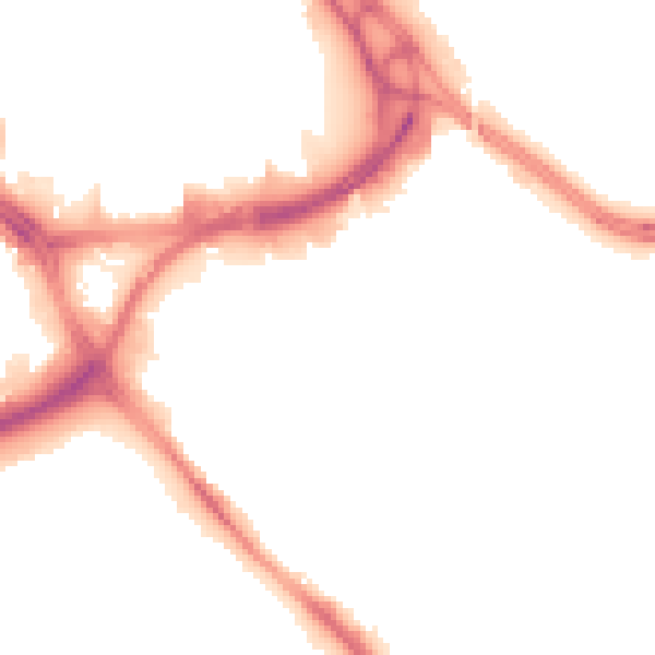 Night-time road noise heatmap for LS10 1ER