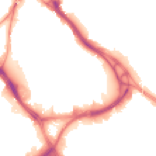 Night-time road noise heatmap for LS10 1FB