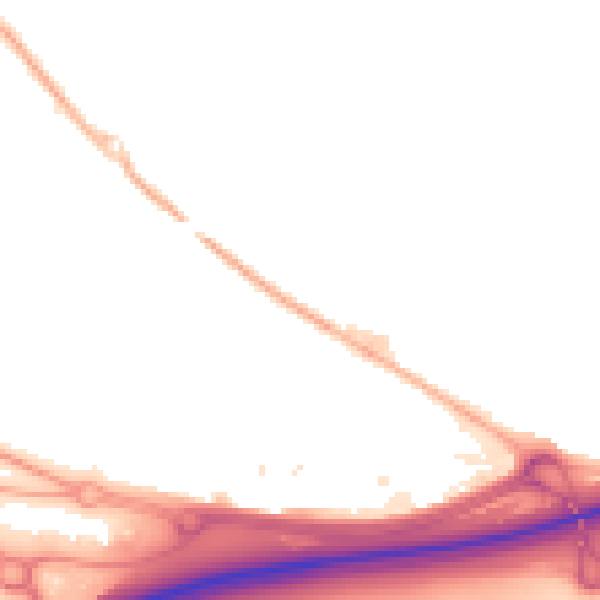Night-time road noise heatmap for LS10 1FE