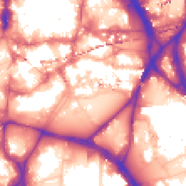 Daytime road noise heatmap for LS10 1GY