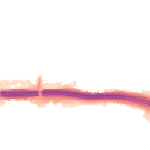 Night-time road noise heatmap for LS10 2EF