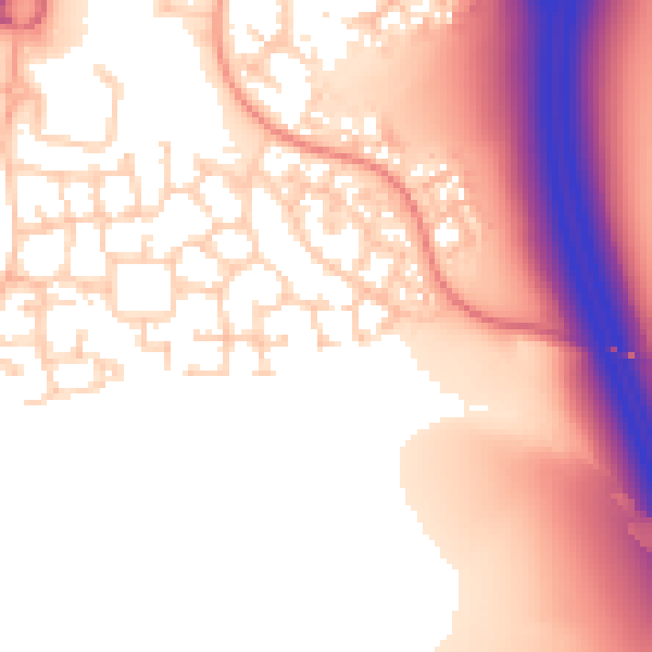 Daytime road noise heatmap for LS10 4GW