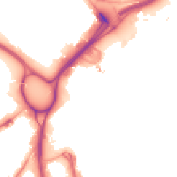 Night-time road noise heatmap for LS12 1BU