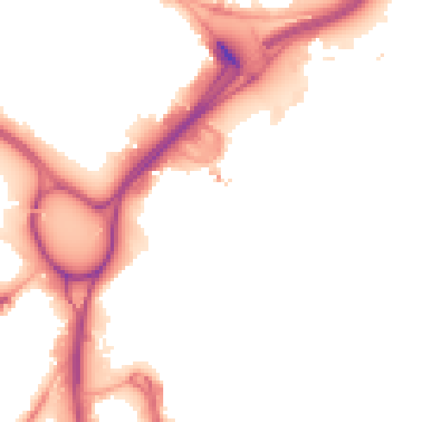 Night-time road noise heatmap for LS12 1BY