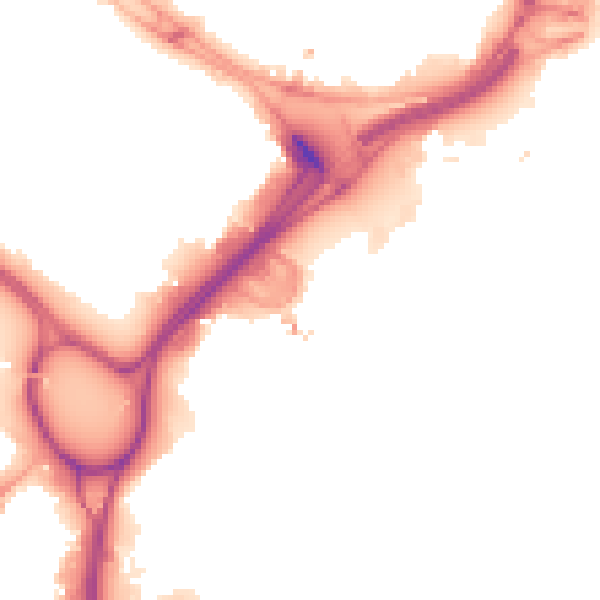 Night-time road noise heatmap for LS12 1DD